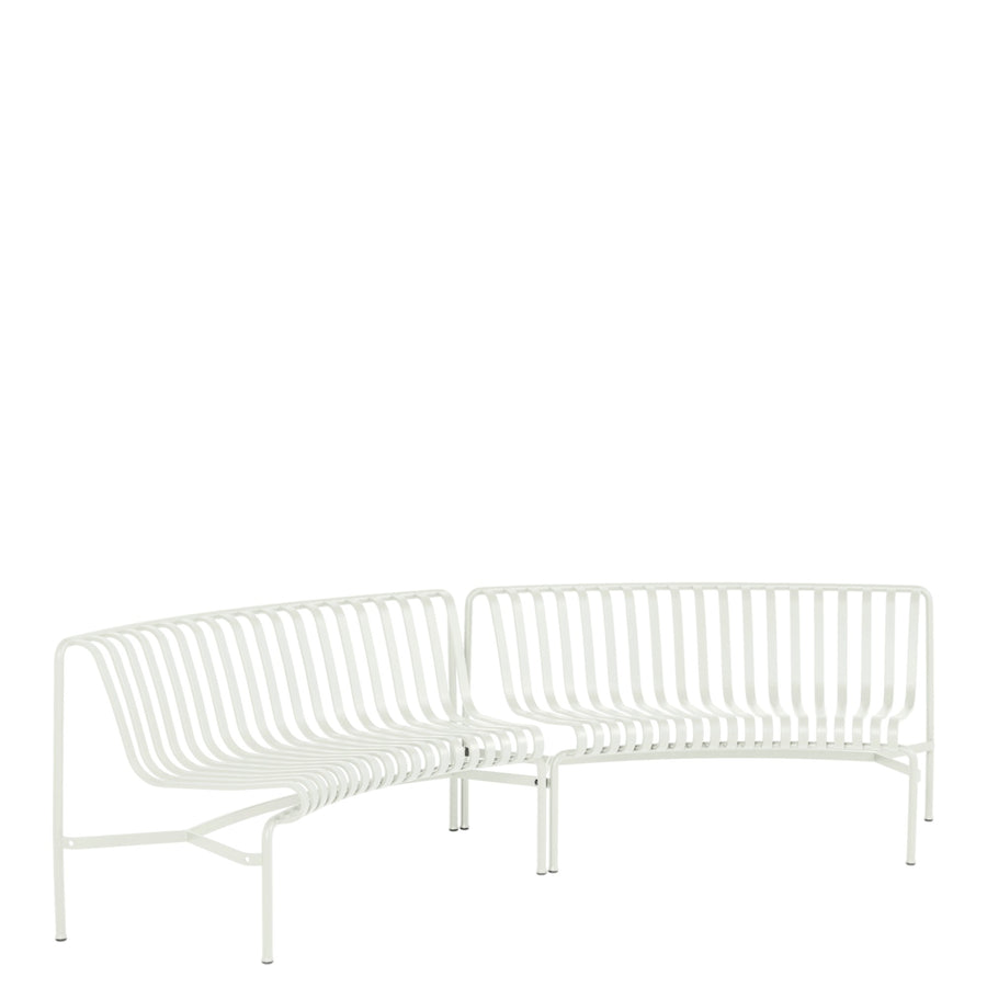 Záhradná lavica Palissade Park Dining, In/In, Cream White
