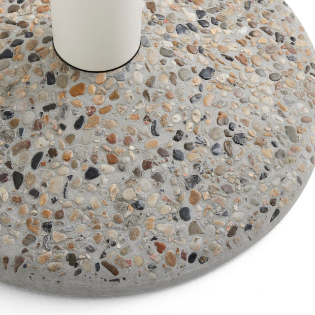 HAY Zahradní stůl Ceramic Ø90, Bordeaux - DESIGNSPOT