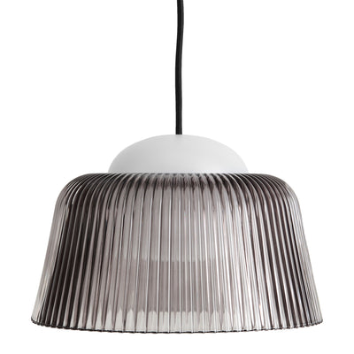 HAY Závěsná lampa Brim, Smokey Grey - DESIGNSPOT