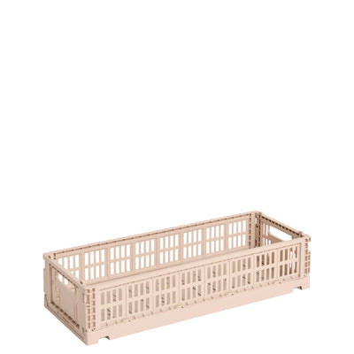 HAY Úložný box Colour Crate, Mini Oblong, Powder - DESIGNSPOT