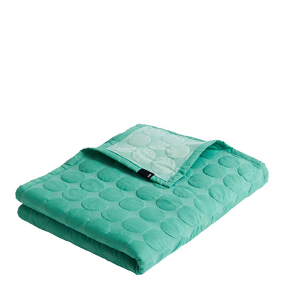 HAY Přehoz na postel Mega Dot (Organic), Sea Green - DESIGNSPOT
