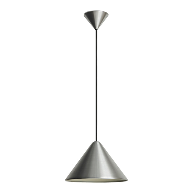 HAY Závěsná lampa Compass, 260, Brushed Aluminium - DESIGNSPOT