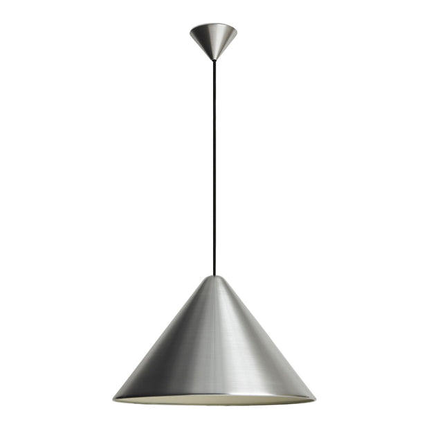 HAY Závěsná lampa Compass, 430, Brushed aluminium - DESIGNSPOT