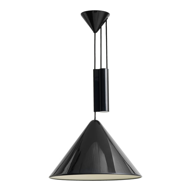 HAY Závěsná lampa Compass Adjustable, 430, Soft Black - DESIGNSPOT