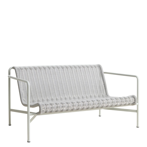 HAY Zahradní lavice Palissade Cord Dining, Sky Grey - DESIGNSPOT