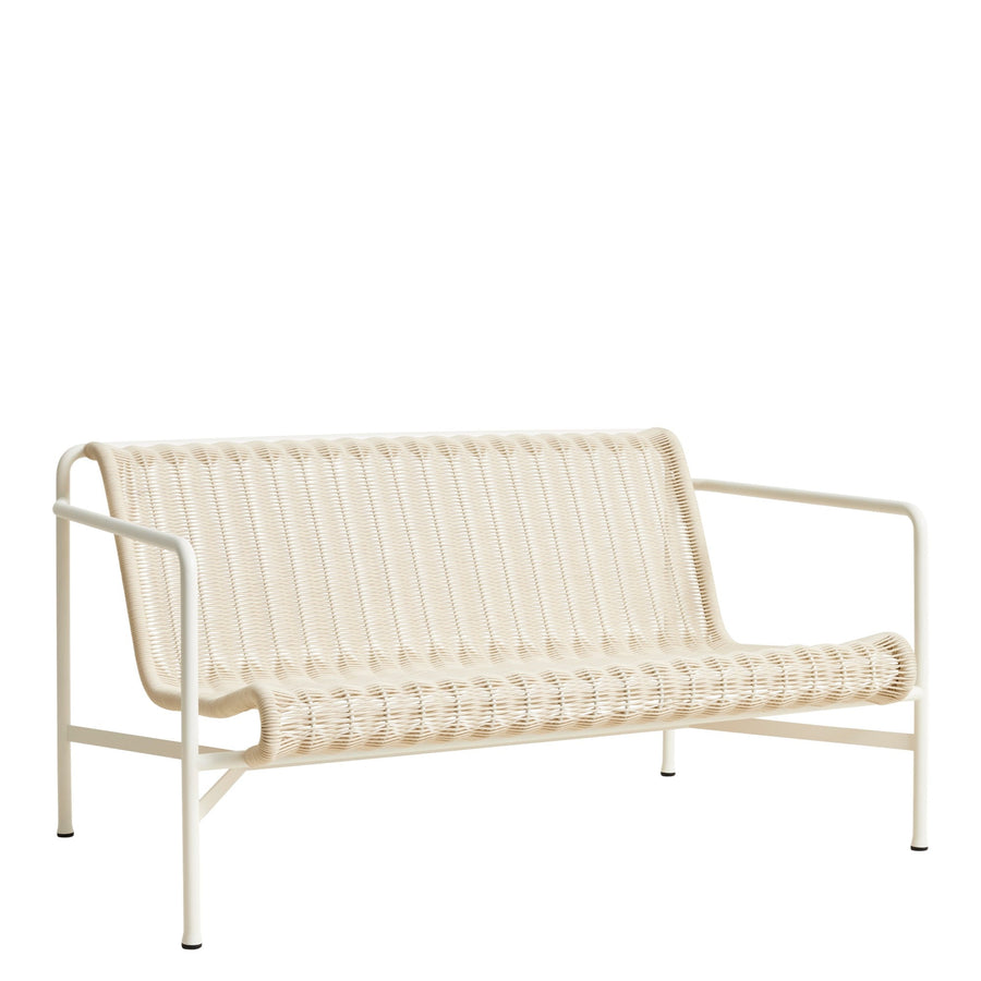 Záhradná pohovka Palissade Cord Lounge, Cream White