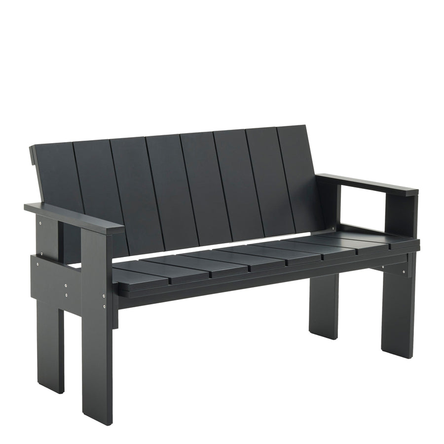 Záhradná lavica Crate Dining, Black