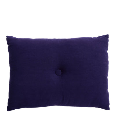 HAY Polštář Dot Linen, Dark blue - DESIGNSPOT