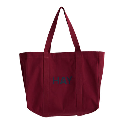 HAY Taška Shopper, Burgundy - DESIGNSPOT