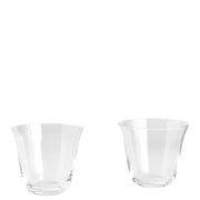 HAY Křišťálove skleničky Curve Tumbler, Clear - DESIGNSPOT