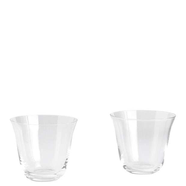 HAY Křišťálove skleničky Curve Tumbler, Clear - DESIGNSPOT