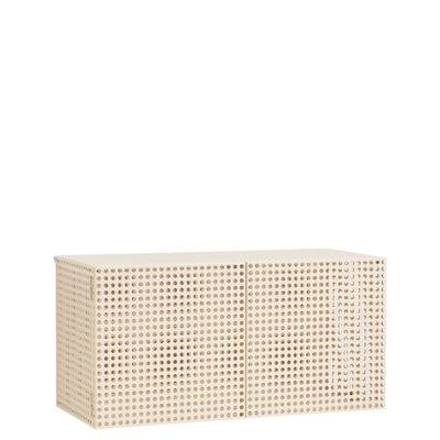 HAY Nástěnná skříňka Perforated, Eggshell - DESIGNSPOT