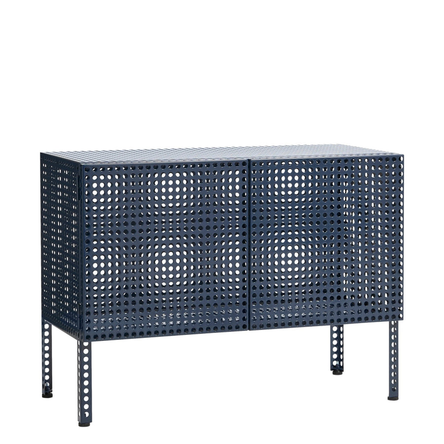 Komoda Perforated, Steel Blue