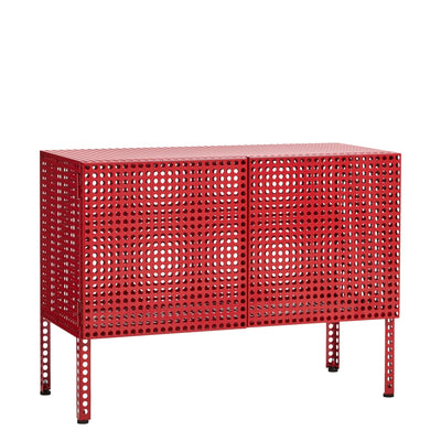 HAY Komoda Perforated, Wine Red - DESIGNSPOT