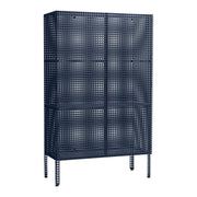 HAY Komoda Perforated, Large, Steel Blue - DESIGNSPOT