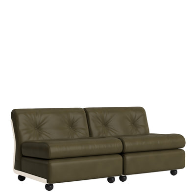 HAY Modulová sedačka Amanta, Cream Beige / Sense Forest - DESIGNSPOT