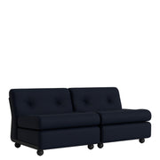 HAY Modulová sedačka Amanta, Anthracite / Maglia Blue Black - DESIGNSPOT