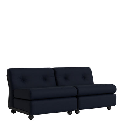HAY Modulová sedačka Amanta, Anthracite / Maglia Blue Black - DESIGNSPOT