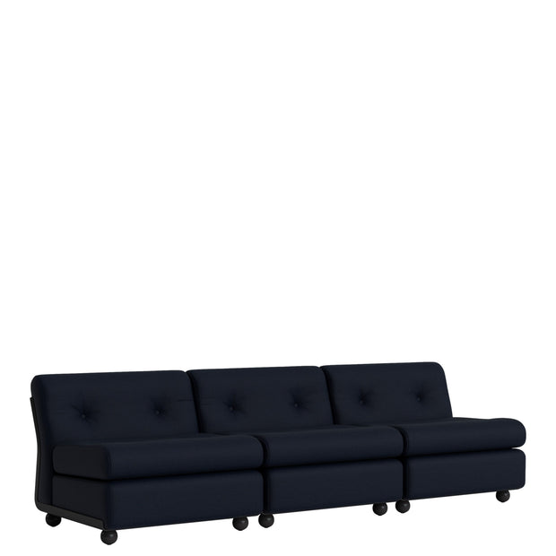 HAY Modulová sedačka Amanta, Anthracite / Maglia Blue Black - DESIGNSPOT