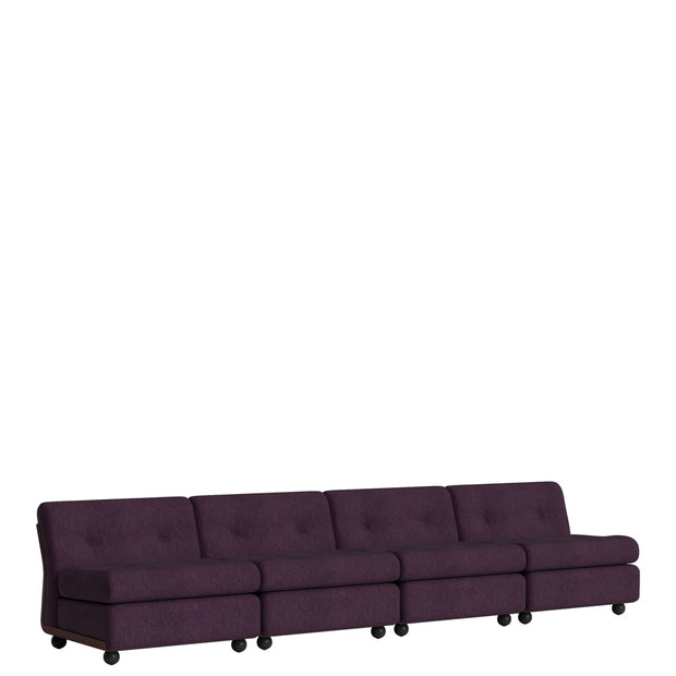 HAY Modulová sedačka Amanta, Burgundy / Turf Burgundy - DESIGNSPOT
