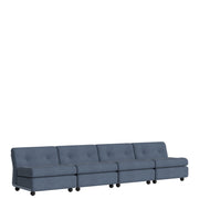 HAY Modulová sedačka Amanta, Frost Blue / Hallingdal 130 - DESIGNSPOT