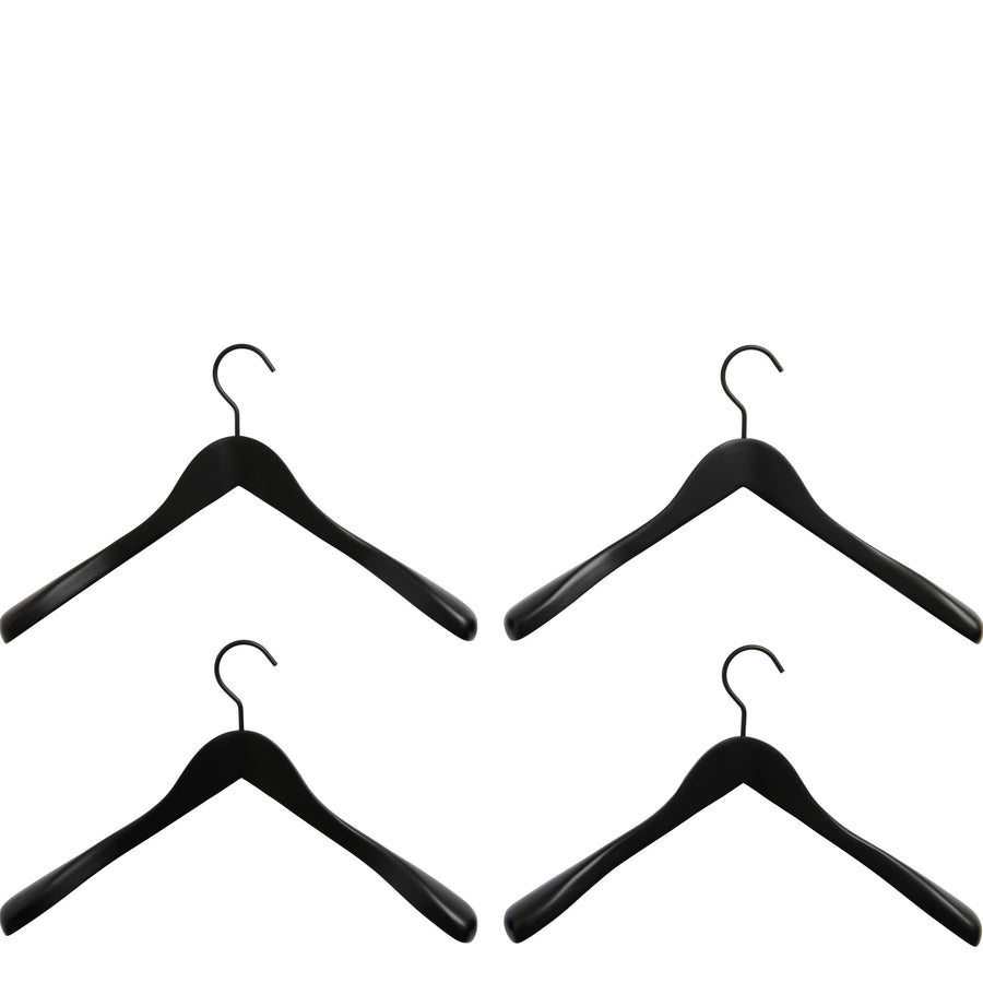 Ramienka Smooth, set 4 ks, Wide black