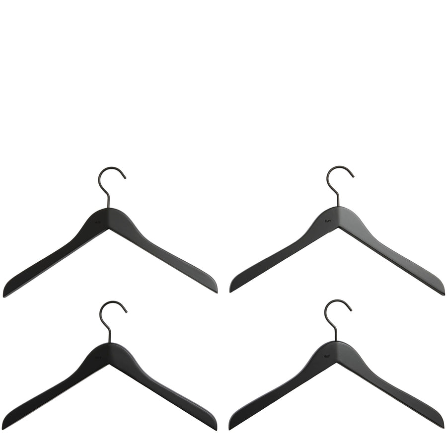 Ramienka Smooth, set 4 ks, Slim black