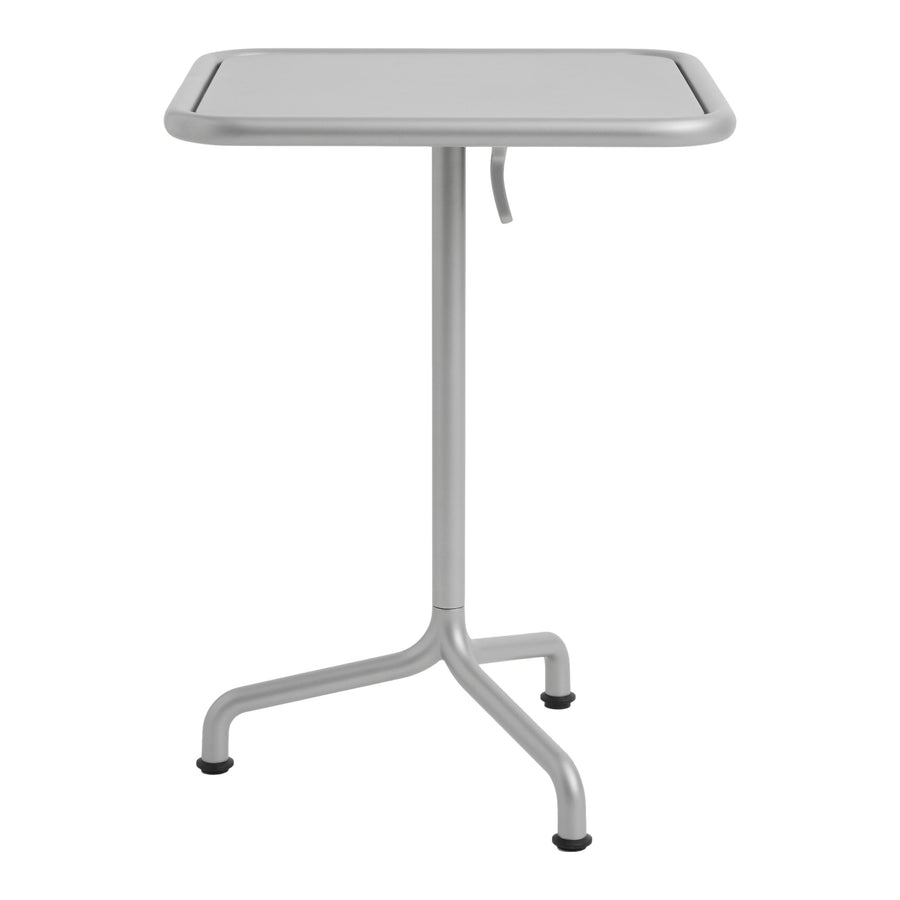 Záhradný stolík Deville, 55x55, Silver Grey