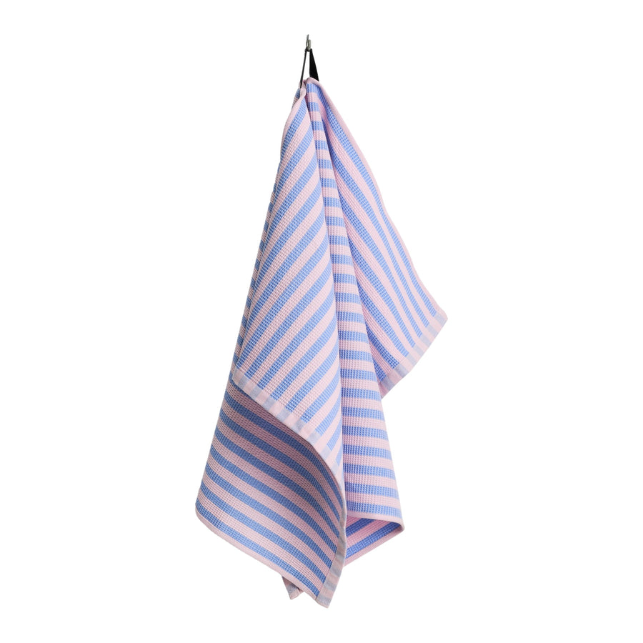 Utierka Canteen, Sky Blue and Light Pink Block Stripe