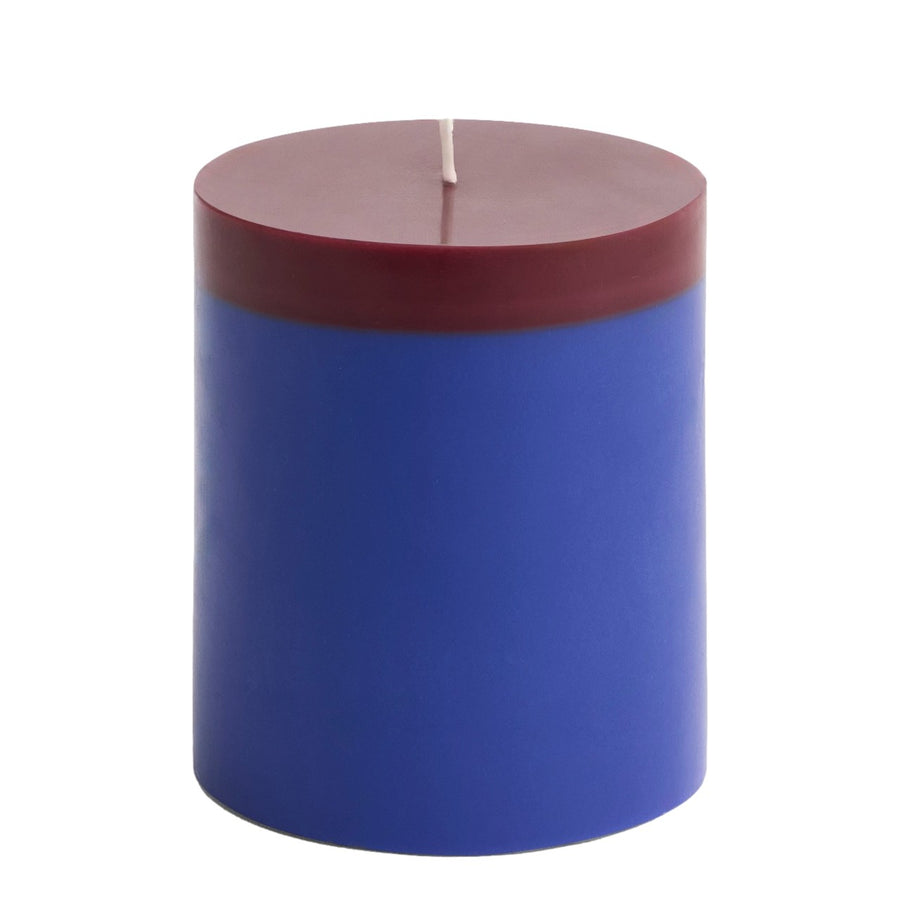 Sviečka Silo, Medium, Royal Blue and Bordeaux