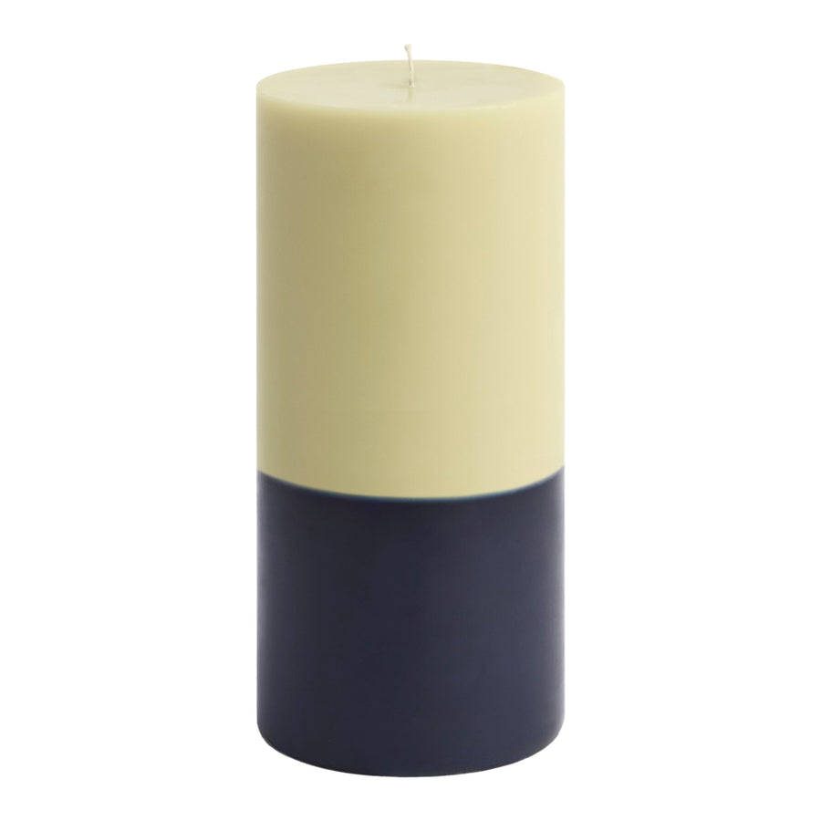 Sviečka Silo, Large, Lime White and Midnight Blue