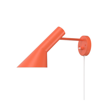 Louis Poulsen Nástěnná lampa AJ, Electric orange - DESIGNSPOT