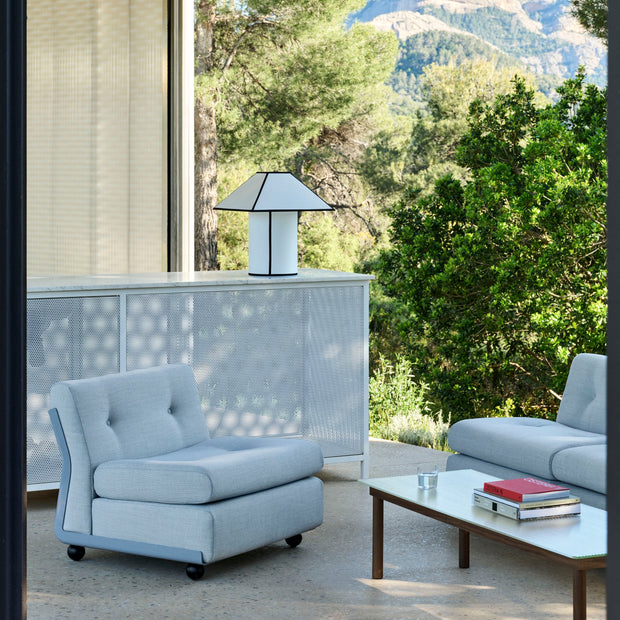 HAY Modulová sedačka Amanta, Anthracite / Maglia Blue Black - DESIGNSPOT
