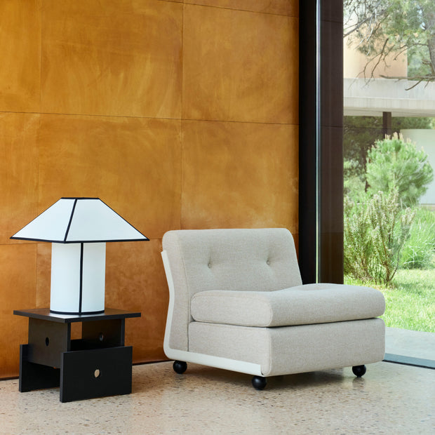 HAY Modulová sedačka Amanta, Anthracite / Maglia Blue Black - DESIGNSPOT