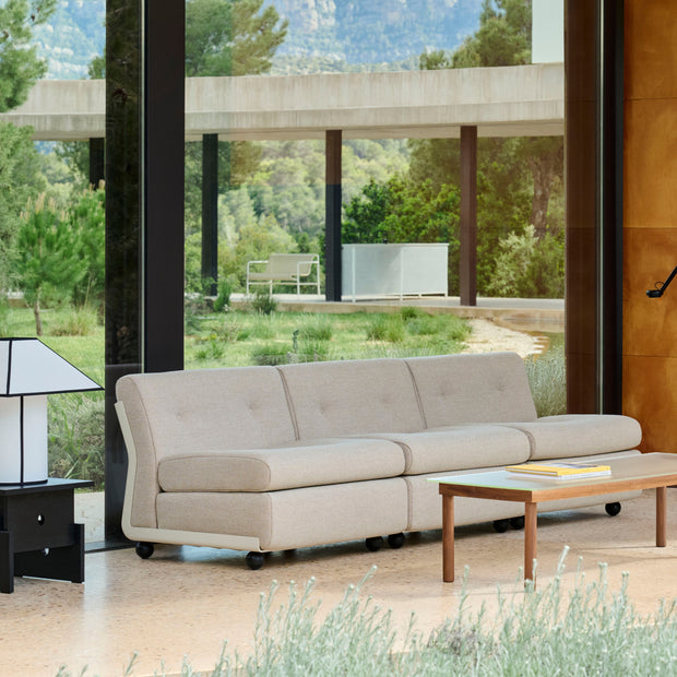 HAY Modulová sedačka Amanta, Anthracite / Maglia Blue Black - DESIGNSPOT