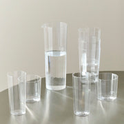 HAY Křišťálová karafa Angle, 0,9 L, Clear - DESIGNSPOT