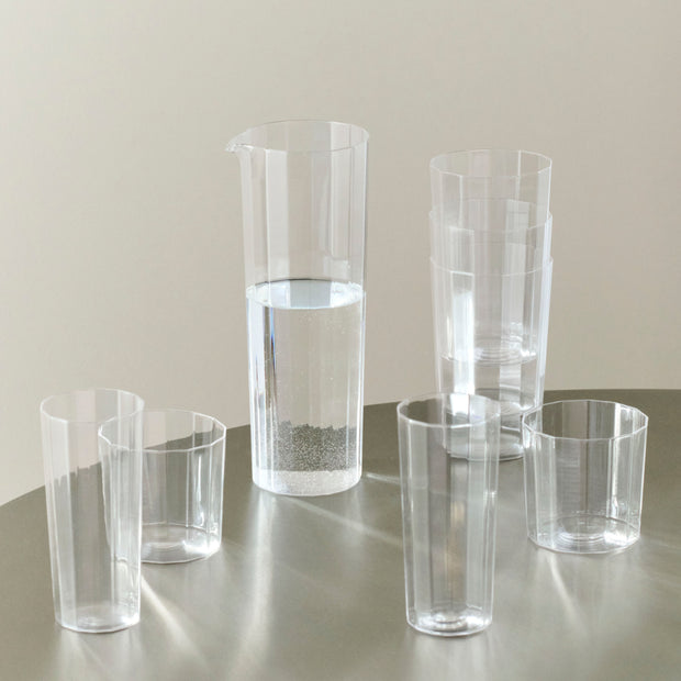 HAY Křišťálová karafa Angle, 0,9 L, Clear - DESIGNSPOT