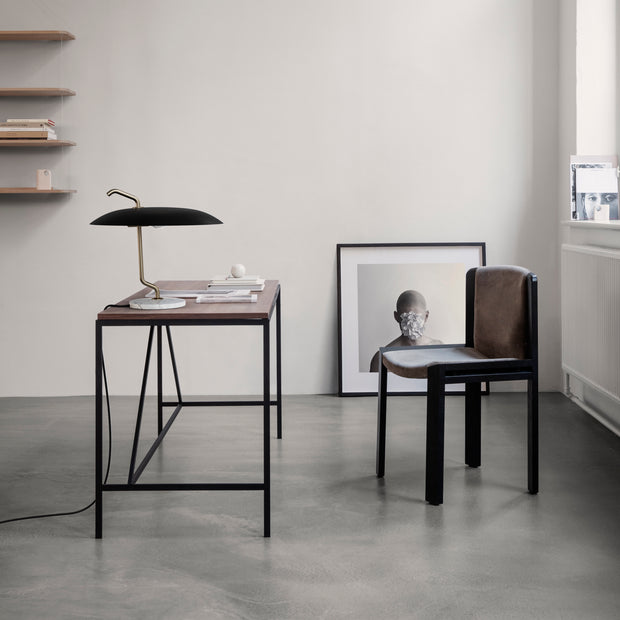 Astep Stolní lampa Model 537, Brass / Black / White - DESIGNSPOT