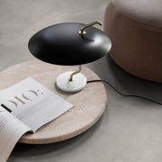 Astep Stolní lampa Model 537, Brass / Black / White - DESIGNSPOT
