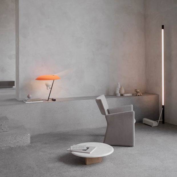 Astep Stolní lampa Model 548, Dark Burnish Brass / Orange - DESIGNSPOT