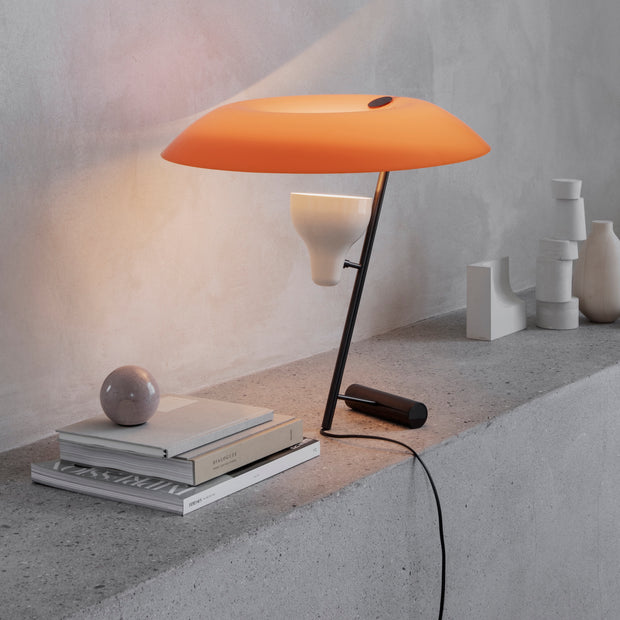 Astep Stolní lampa Model 548, Dark Burnish Brass / Orange - DESIGNSPOT