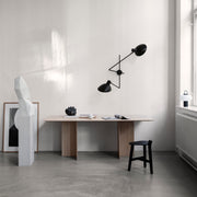 Astep Nástěnné svítidlo VV Cinquanta Twin, Brass / White - DESIGNSPOT