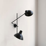 Astep Nástěnné svítidlo VV Cinquanta Twin, Brass / White - DESIGNSPOT