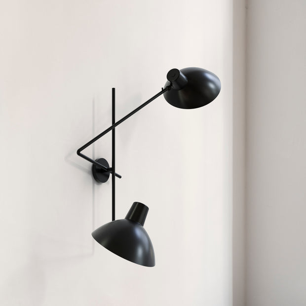 Astep Nástěnné svítidlo VV Cinquanta Twin, Brass / White - DESIGNSPOT
