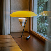 Astep Stolní lampa Model 548, Dark Burnish Brass / Orange - DESIGNSPOT