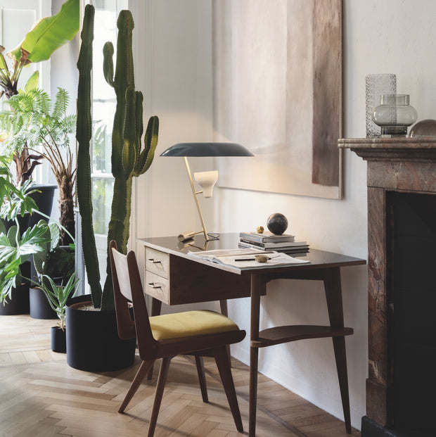 Astep Stolní lampa Model 548, Dark Burnish Brass / Orange - DESIGNSPOT