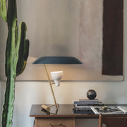Astep Stolní lampa Model 548, Dark Burnish Brass / Orange - DESIGNSPOT