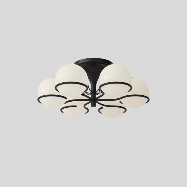 Astep Stropní svítidlo Model 2042 / 6, Black - DESIGNSPOT