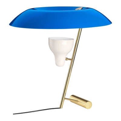 Astep Stolní lampa Model 548, Polished Brass / Azure - DESIGNSPOT