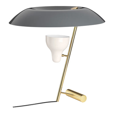 Astep Stolní lampa Model 548, Polished Brass / Grey - DESIGNSPOT